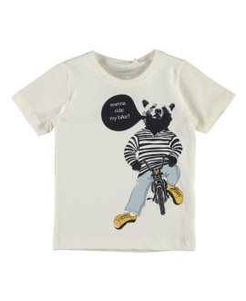 Camiseta oso/rueda Victor Mini de Name it